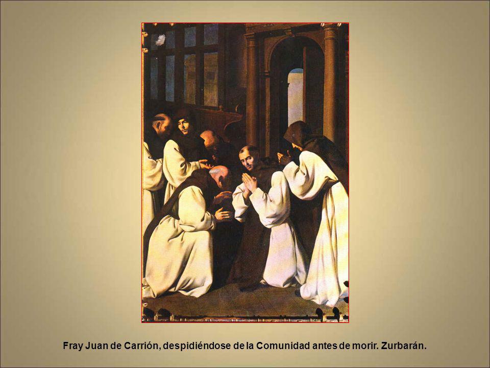 Fray Juan de Carrión, despidiéndose de la Comunidad antes de morir