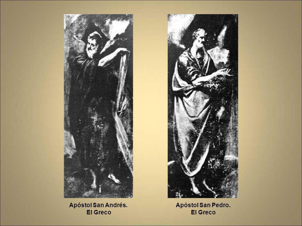 Apóstol San Andrés. El Greco Apóstol San Pedro. El Greco