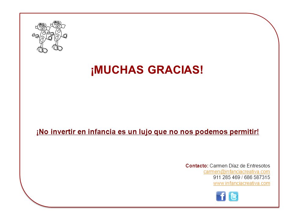 ¡No invertir en infancia es un lujo que no nos podemos permitir!