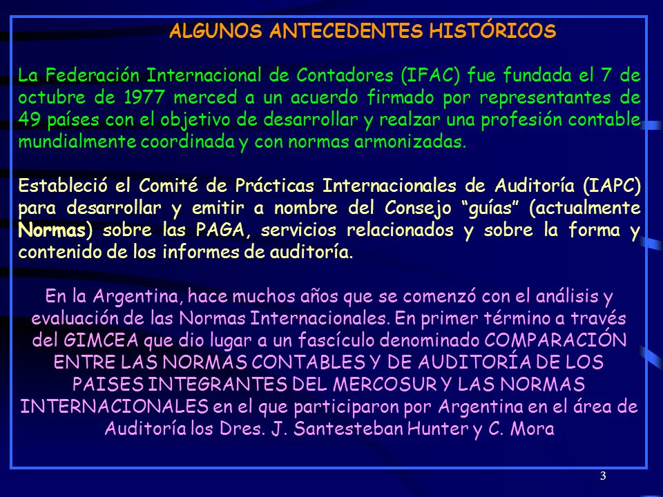 ALGUNOS ANTECEDENTES HISTÓRICOS