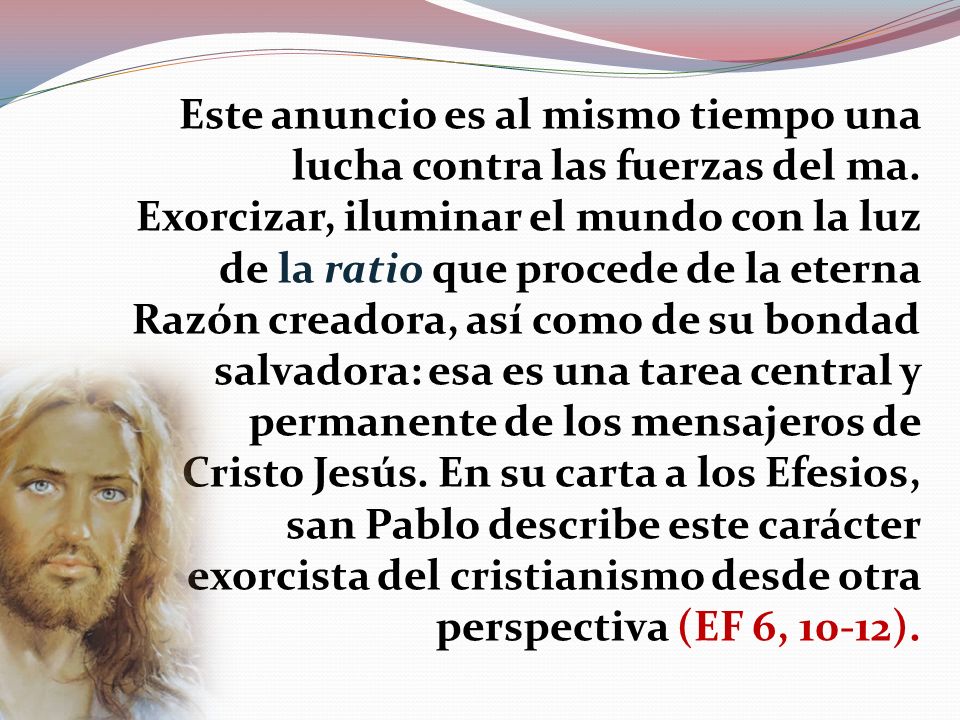 Este anuncio es al mismo tiempo una lucha contra las fuerzas del ma