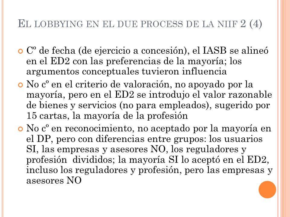 El lobbying en el due process de la niif 2 (4)