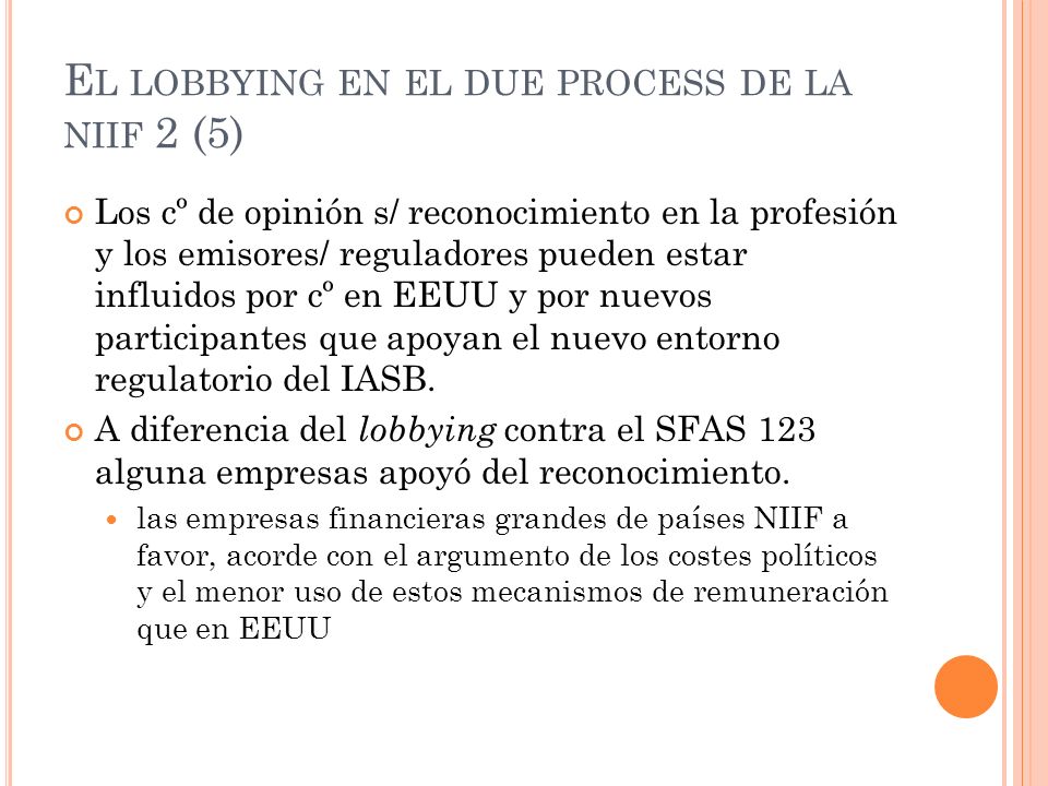 El lobbying en el due process de la niif 2 (5)