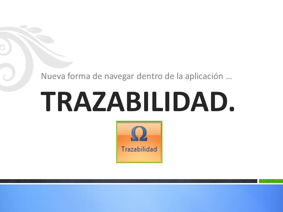 Nueva forma de navegar dentro de la aplicación …
