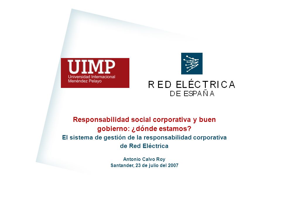 Responsabilidad social corporativa y buen gobierno: ¿dónde estamos