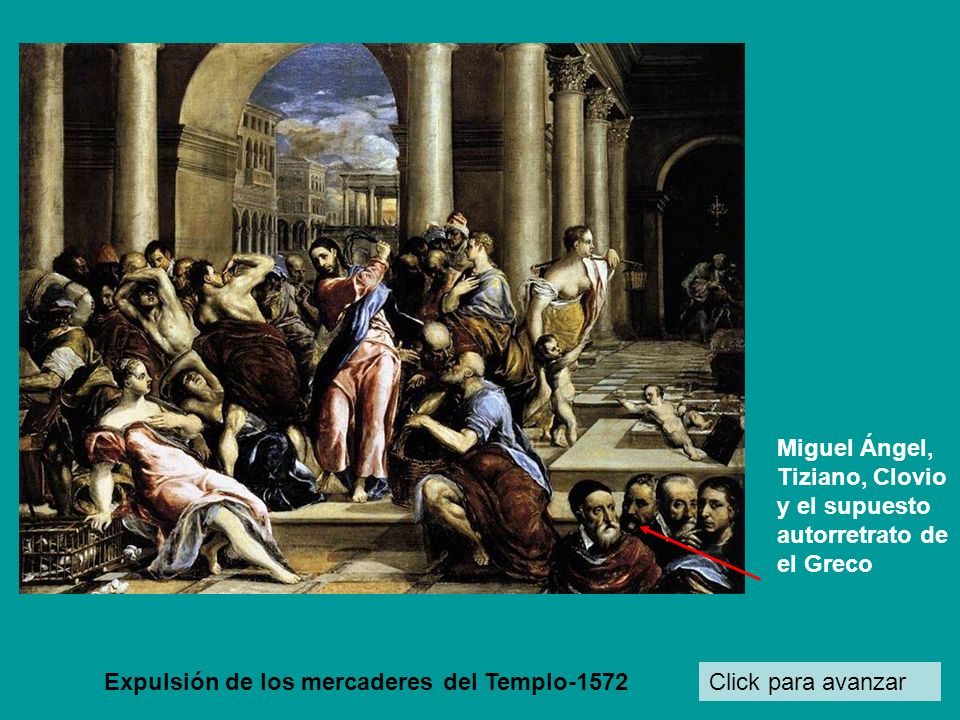 Miguel Ángel, Tiziano, Clovio y el supuesto autorretrato de el Greco