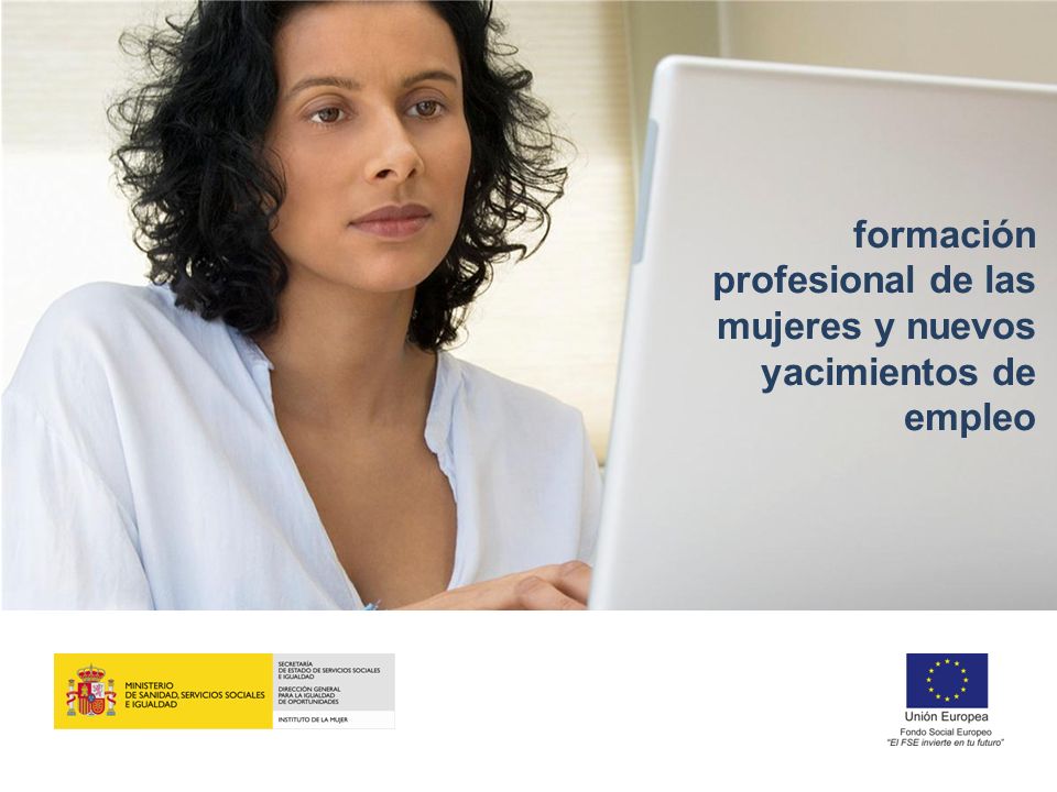 formación profesional de las mujeres y nuevos yacimientos de empleo