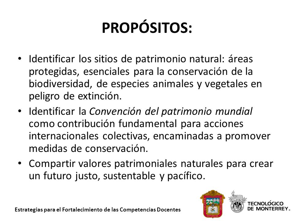 PROPÓSITOS: