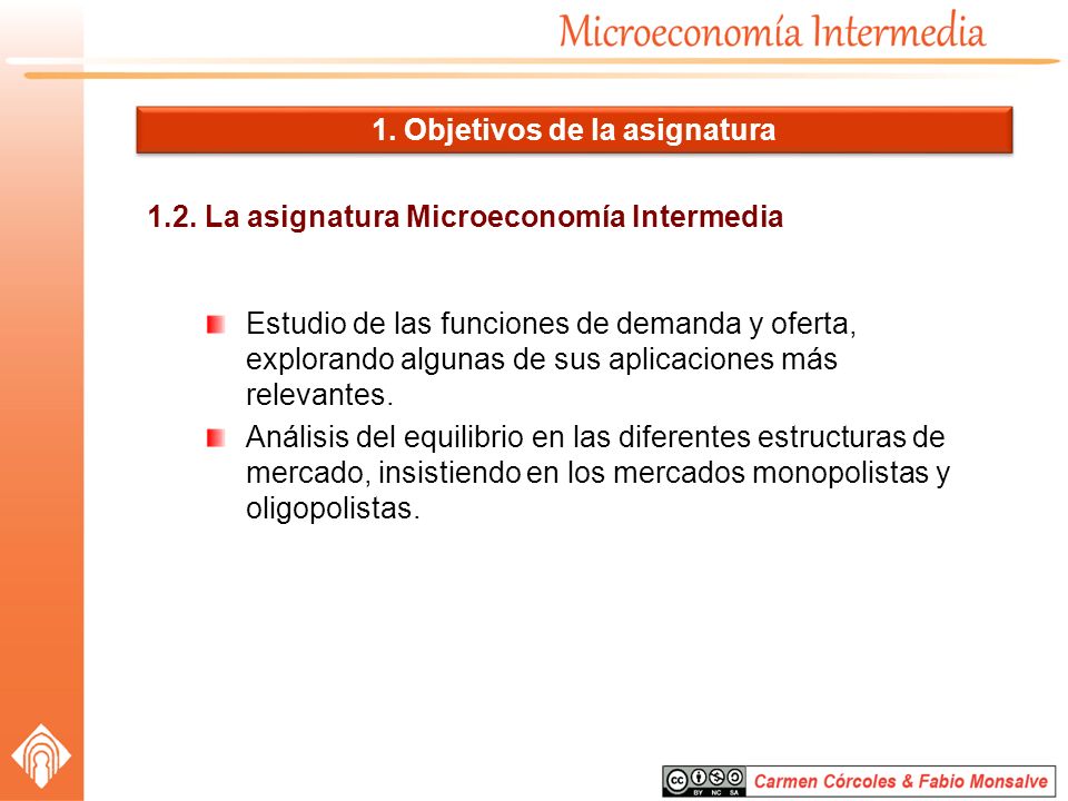 1.2. La asignatura Microeconomía Intermedia