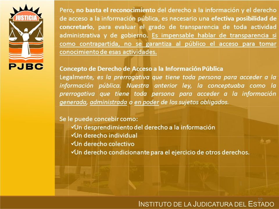 Concepto de Derecho de Acceso a la Información Pública