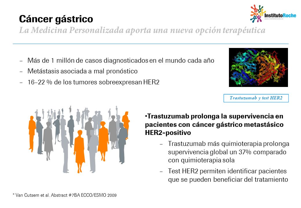 Cáncer gástrico La Medicina Personalizada aporta una nueva opción terapéutica
