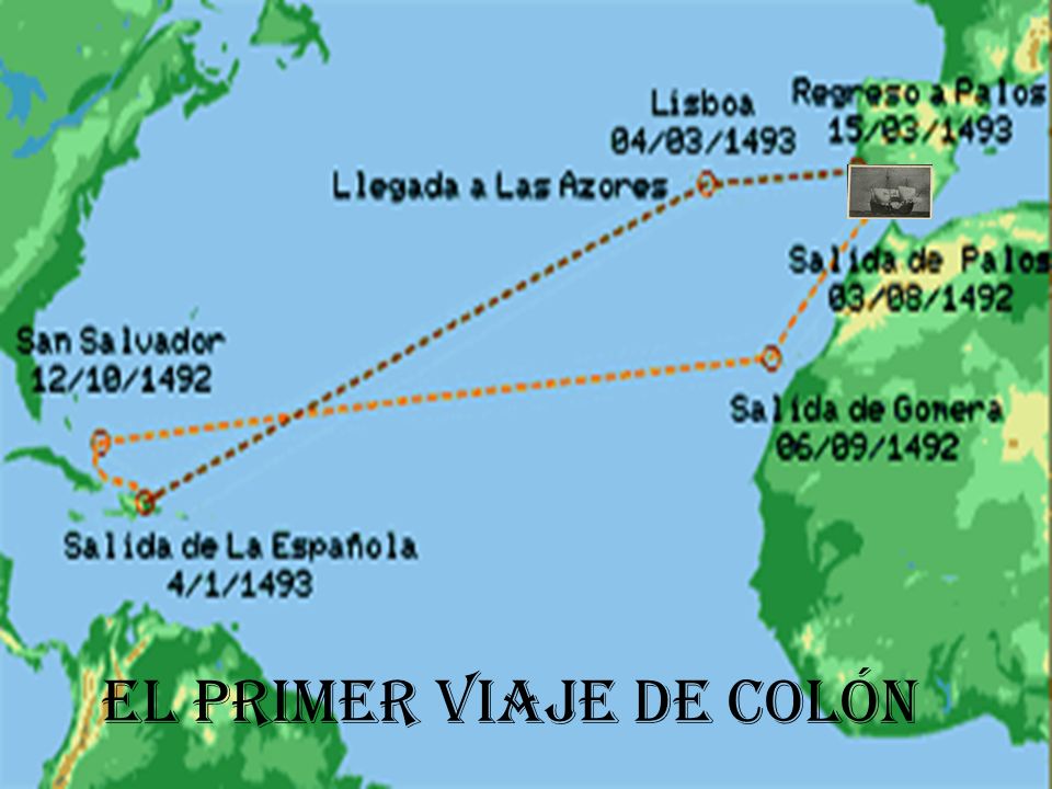 El primer viaje de Colón