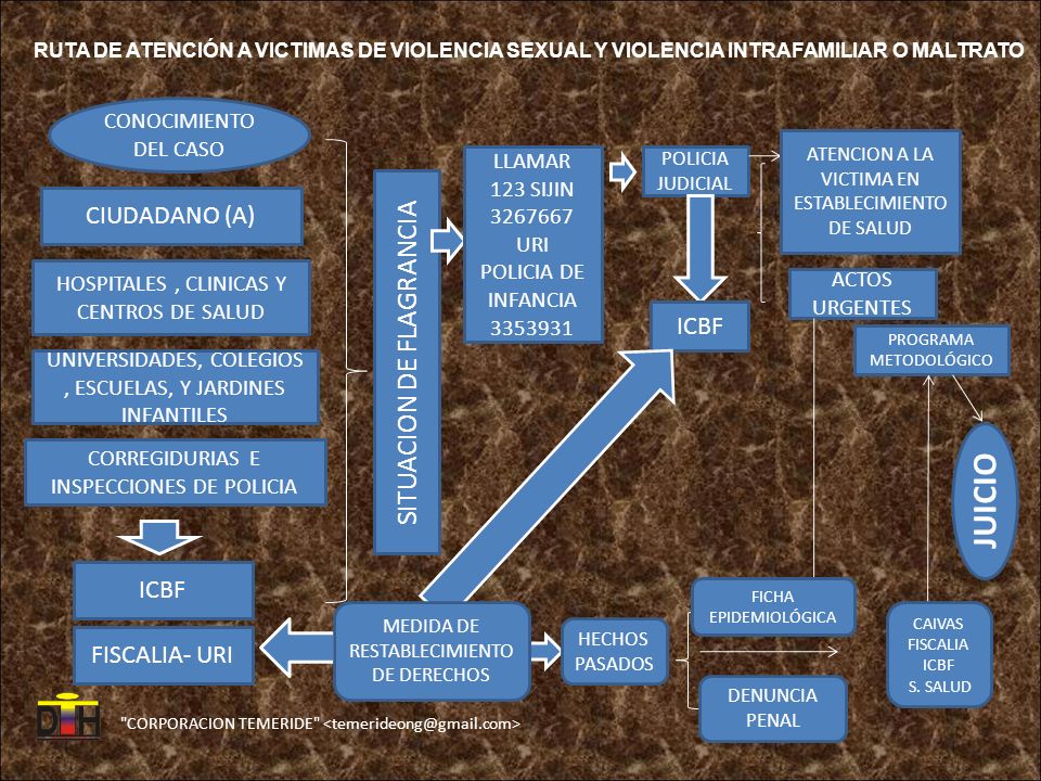 JUICIO SITUACION DE FLAGRANCIA CIUDADANO (A) ICBF ICBF FISCALIA- URI