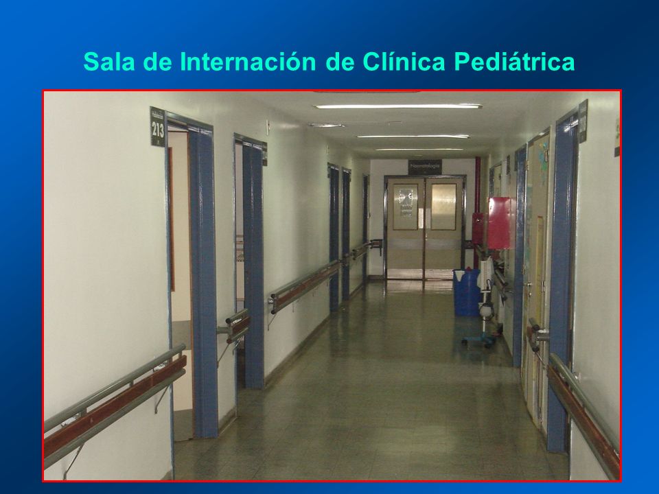 Sala de Internación de Clínica Pediátrica