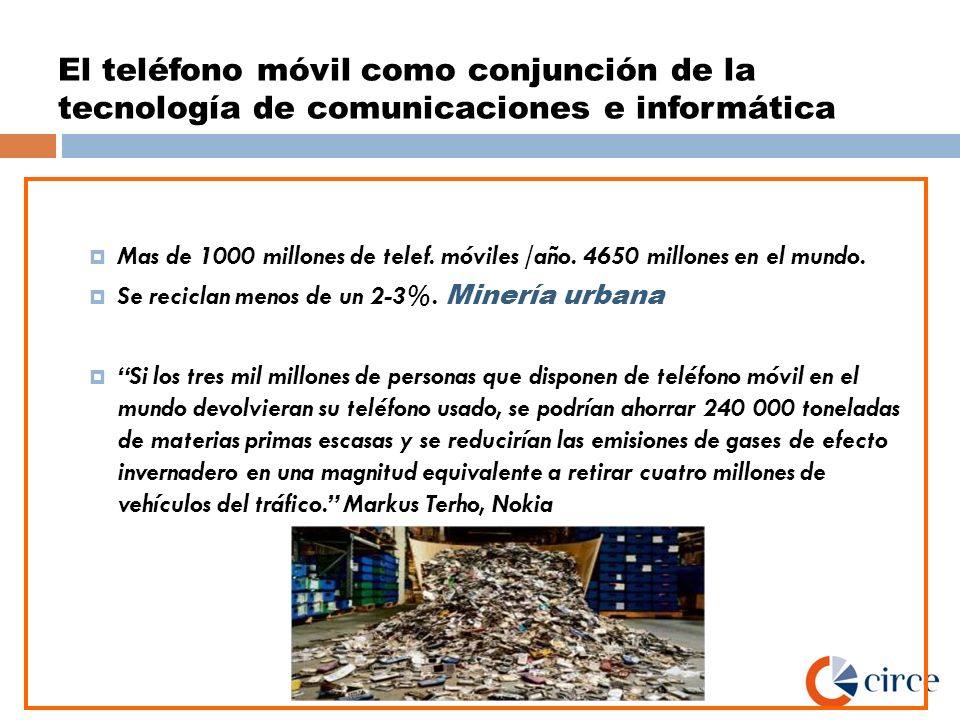 El teléfono móvil como conjunción de la tecnología de comunicaciones e informática