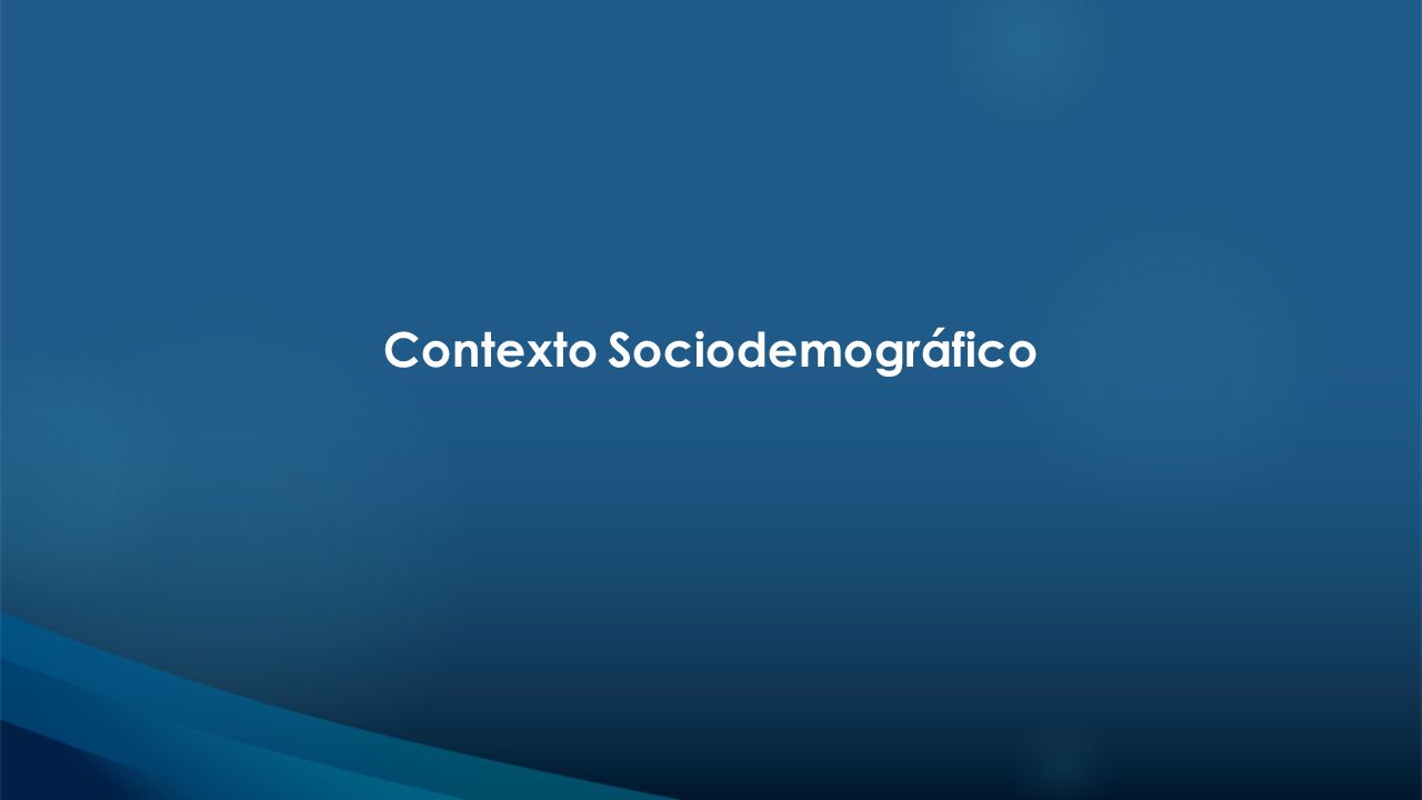 Contexto Sociodemográfico