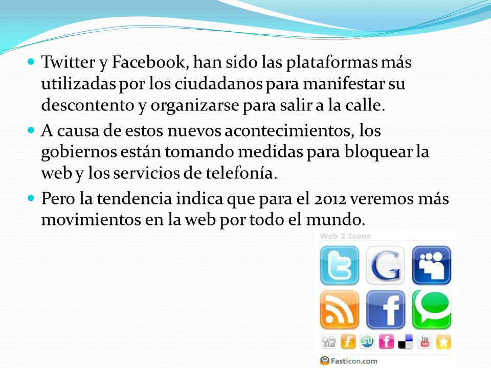 Twitter y Facebook, han sido las plataformas más utilizadas por los ciudadanos para manifestar su descontento y organizarse para salir a la calle.