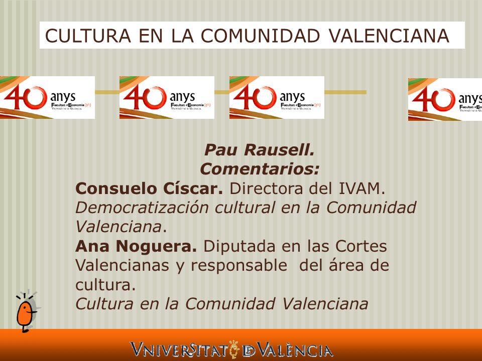 CULTURA EN LA COMUNIDAD VALENCIANA