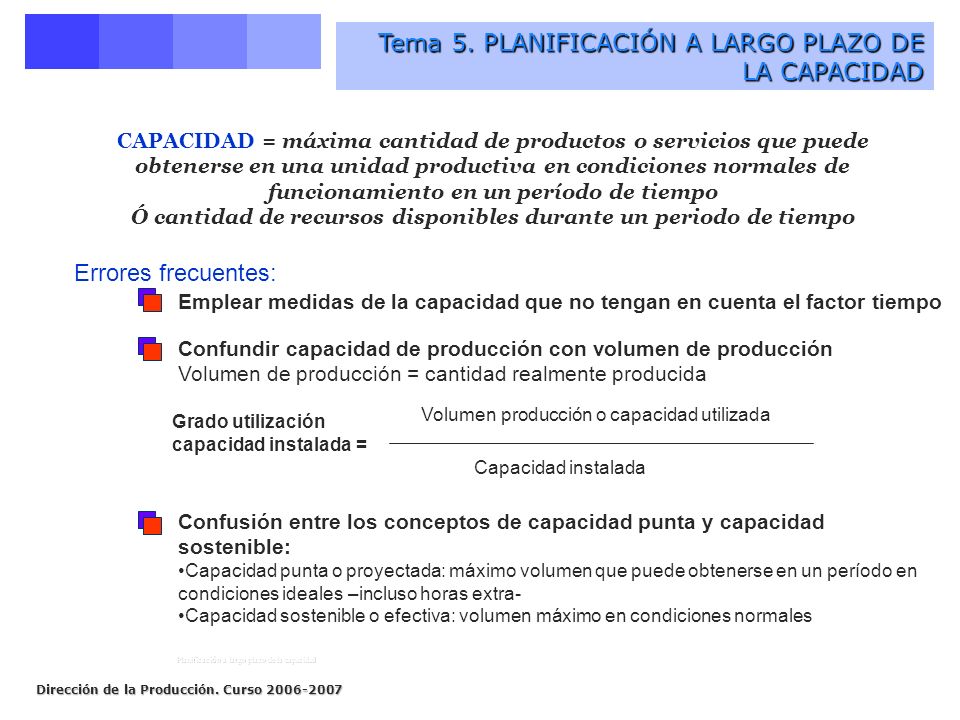 Ó cantidad de recursos disponibles durante un periodo de tiempo