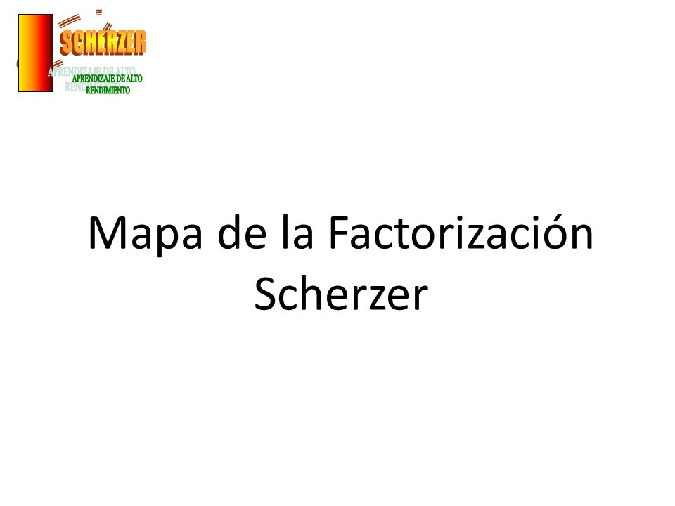 Mapa de la Factorización Scherzer
