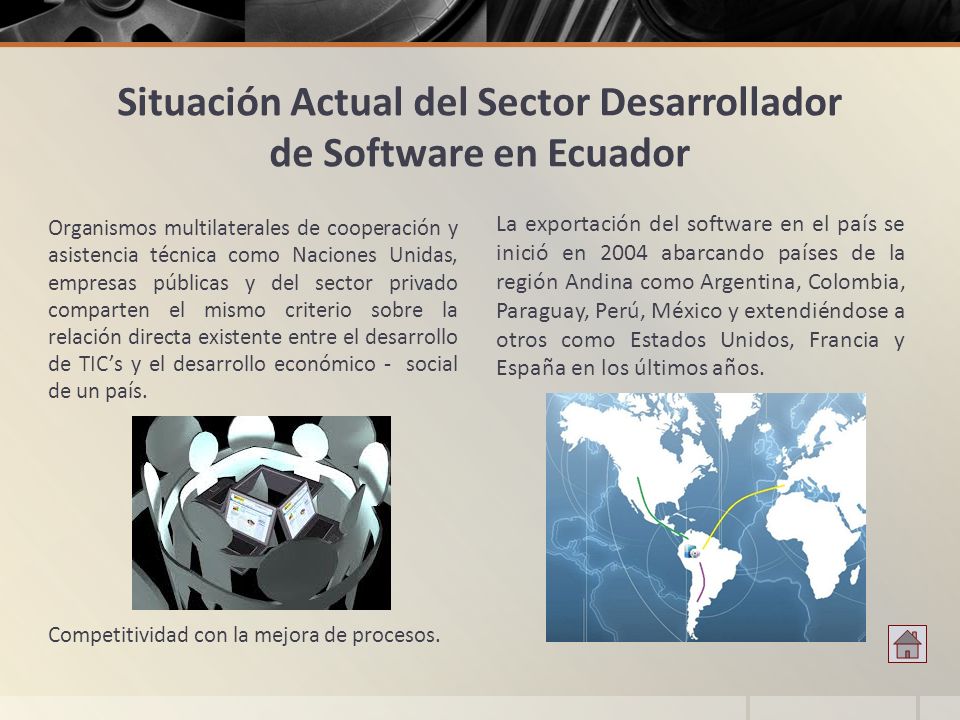 Situación Actual del Sector Desarrollador de Software en Ecuador