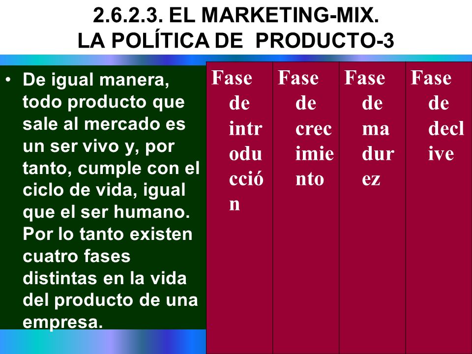 EL MARKETING-MIX. LA POLÍTICA DE PRODUCTO-3
