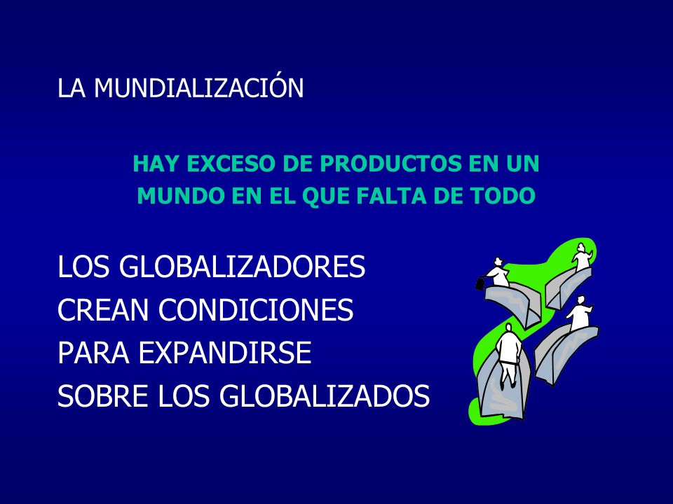 HAY EXCESO DE PRODUCTOS EN UN MUNDO EN EL QUE FALTA DE TODO