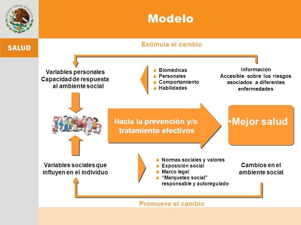 Modelo Mejor salud Hacia la prevención y/o tratamiento efectivos
