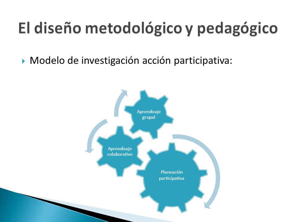 El diseño metodológico y pedagógico