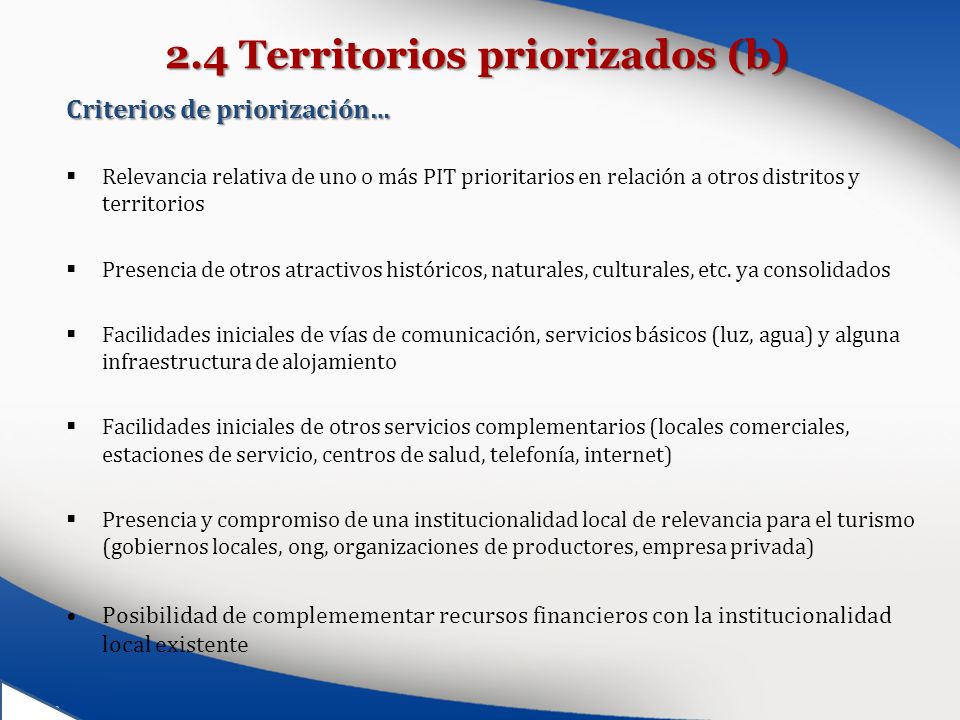 2.4 Territorios priorizados (b)