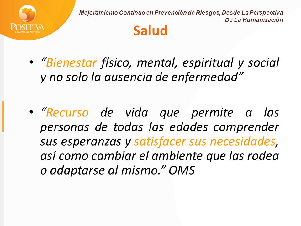 Mejoramiento Continuo en Prevención de Riesgos, Desde La Perspectiva De La Humanización