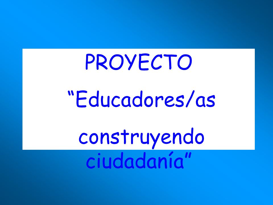 construyendo ciudadanía