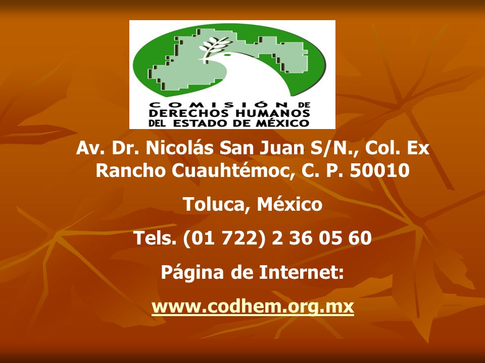 Av. Dr. Nicolás San Juan S/N., Col. Ex Rancho Cuauhtémoc, C. P