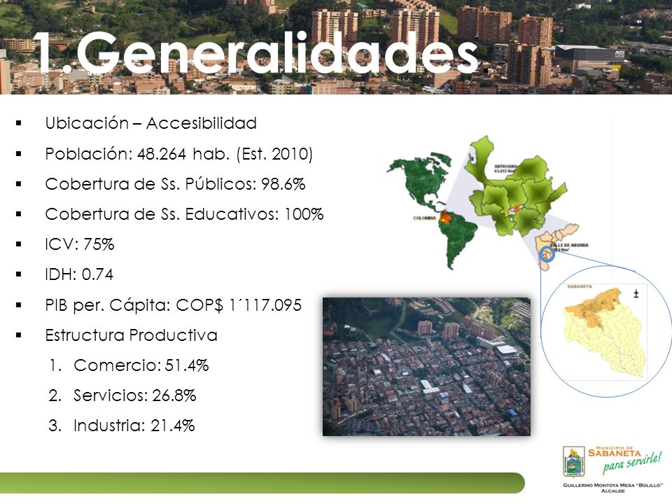 Generalidades. Ubicación – Accesibilidad
