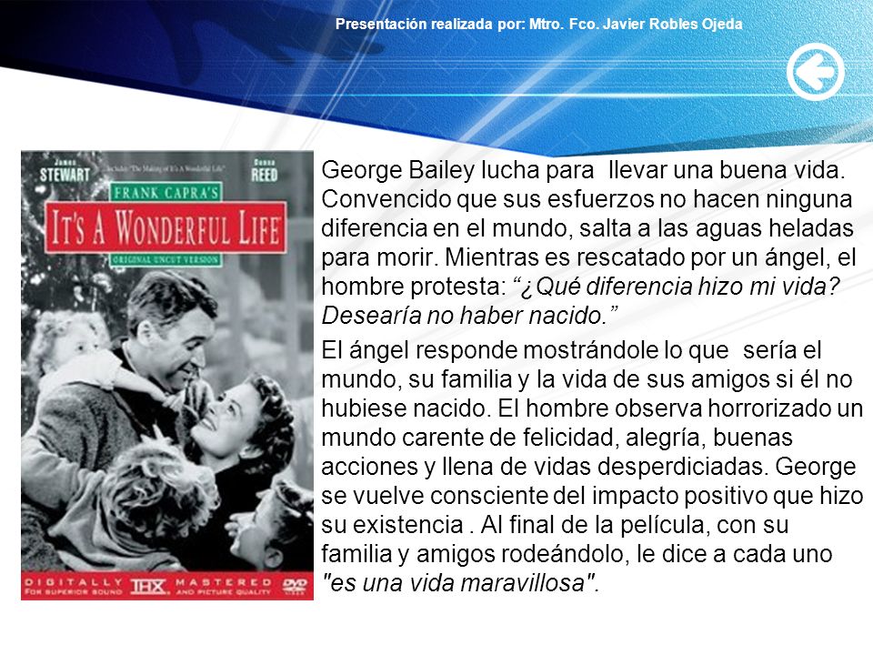 George Bailey lucha para llevar una buena vida