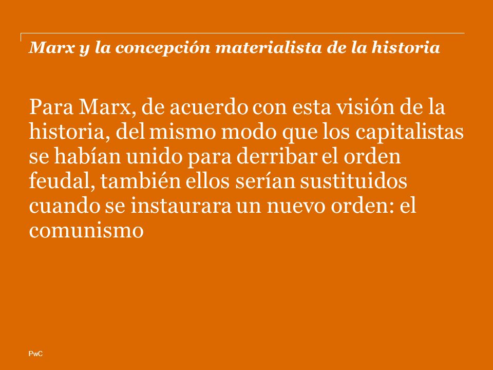 Marx y la concepción materialista de la historia