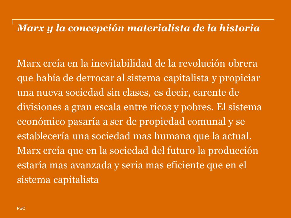Marx y la concepción materialista de la historia