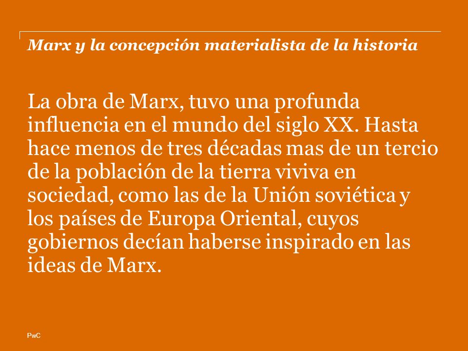 Marx y la concepción materialista de la historia