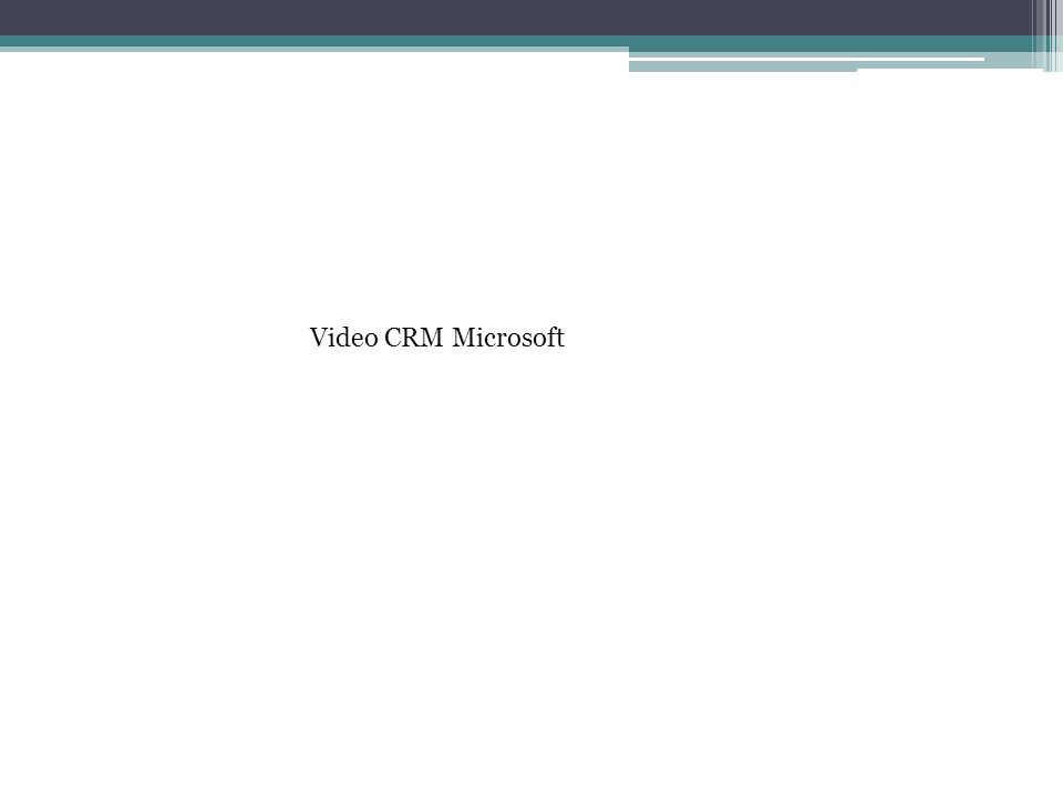 Video CRM Microsoft