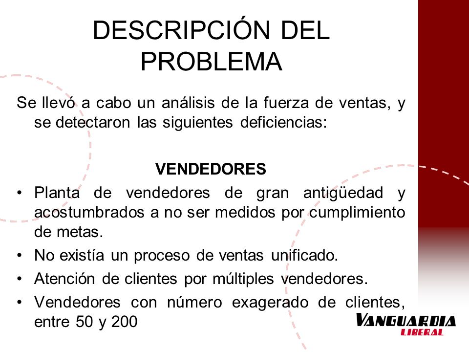 DESCRIPCIÓN DEL PROBLEMA