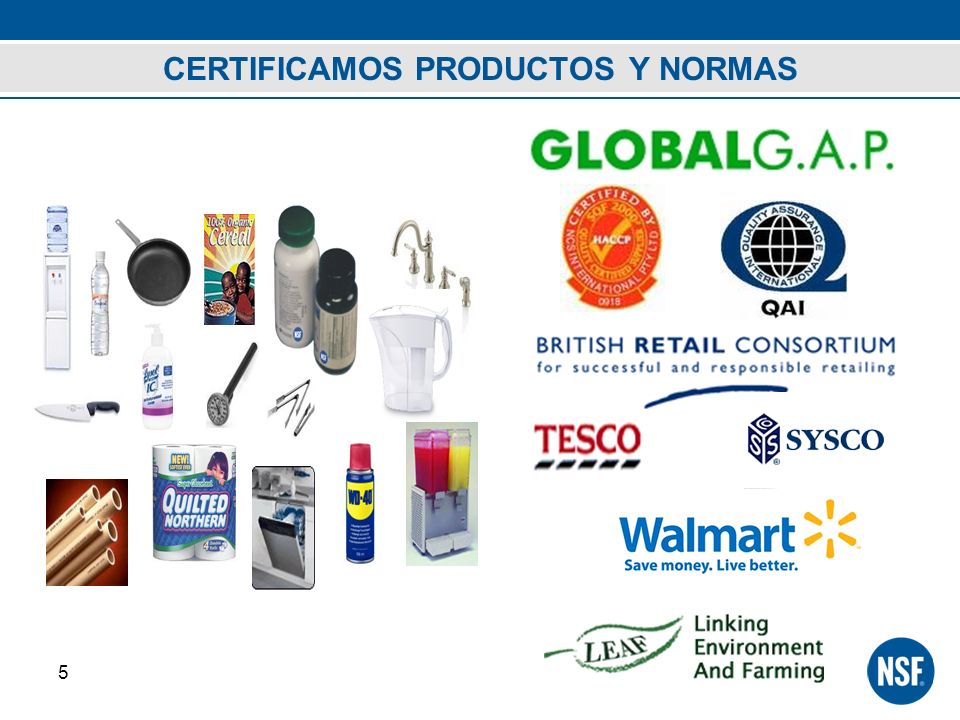 CERTIFICAMOS PRODUCTOS Y NORMAS