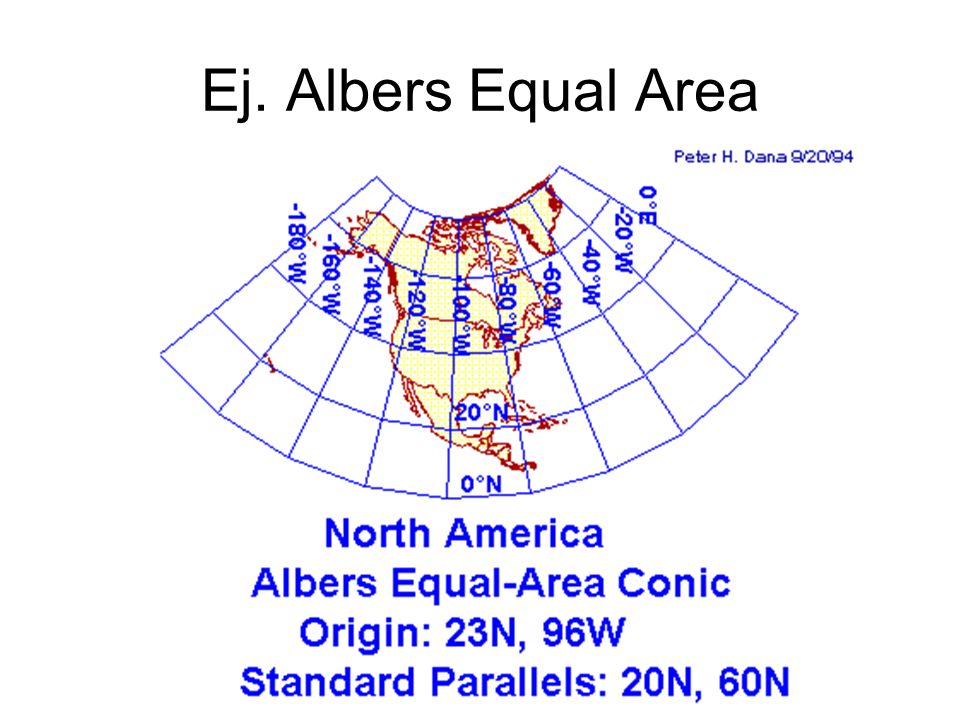Ej. Albers Equal Area