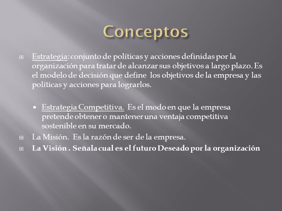 Conceptos