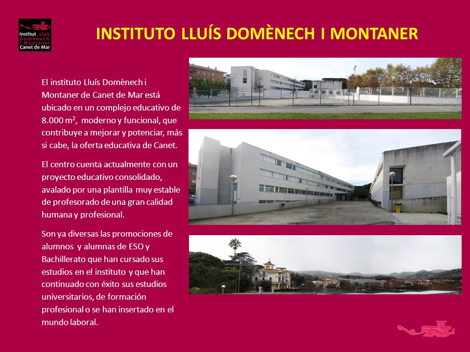 INSTITUTO LLUÍS DOMÈNECH I MONTANER