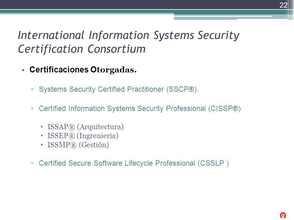 International Information Systems Security Certification Consortium