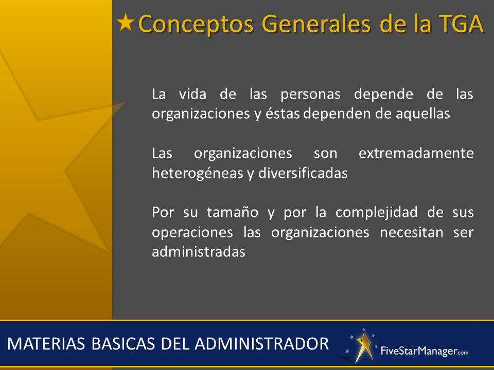 MATERIAS BASICAS DEL ADMINISTRADOR