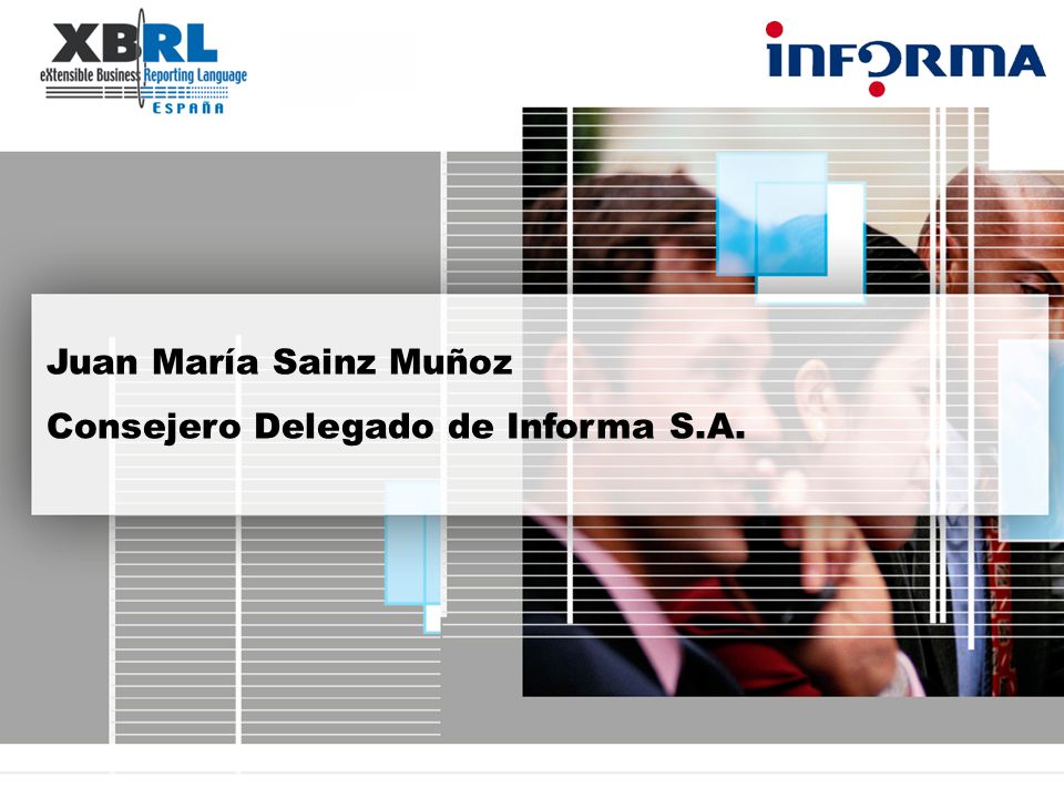 Juan María Sainz Muñoz Consejero Delegado de Informa S.A.