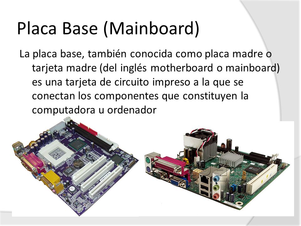 Placa Base (Mainboard)