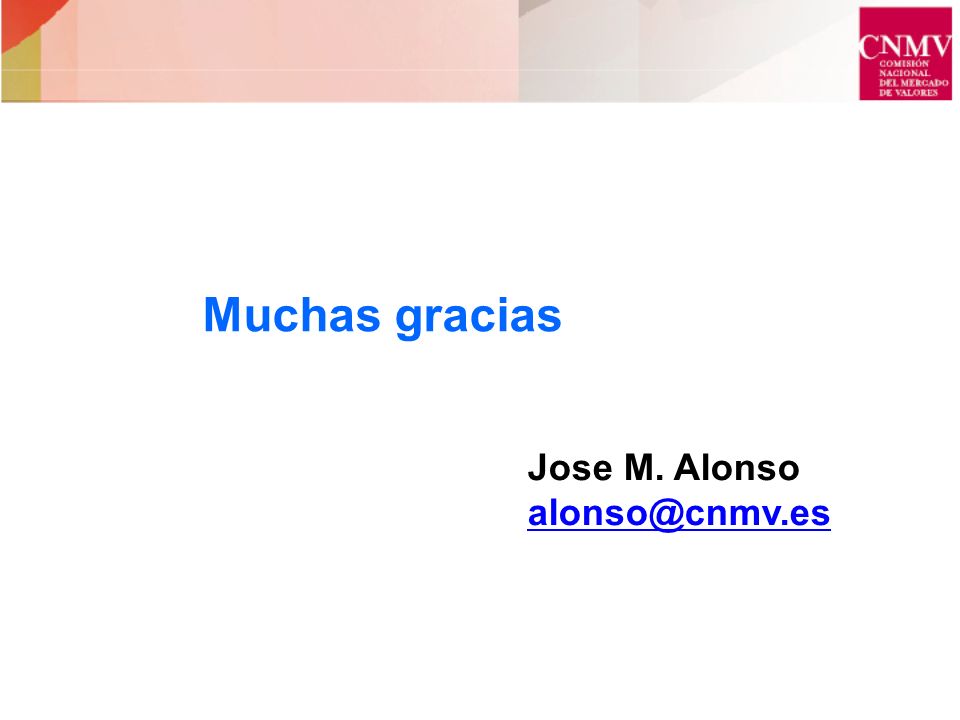 Muchas gracias Jose M. Alonso