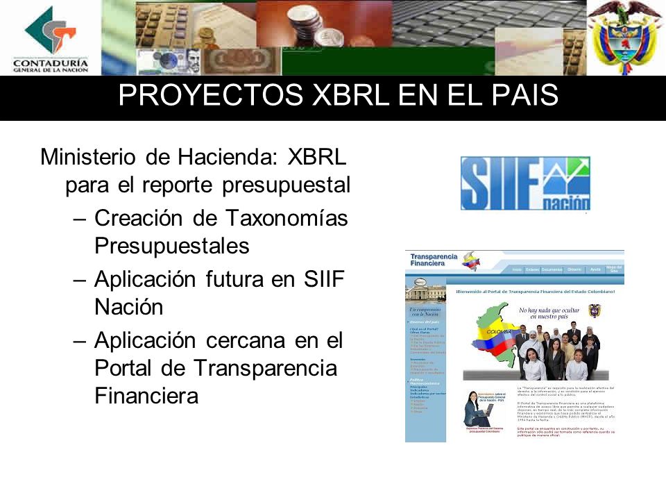 PROYECTOS XBRL EN EL PAIS